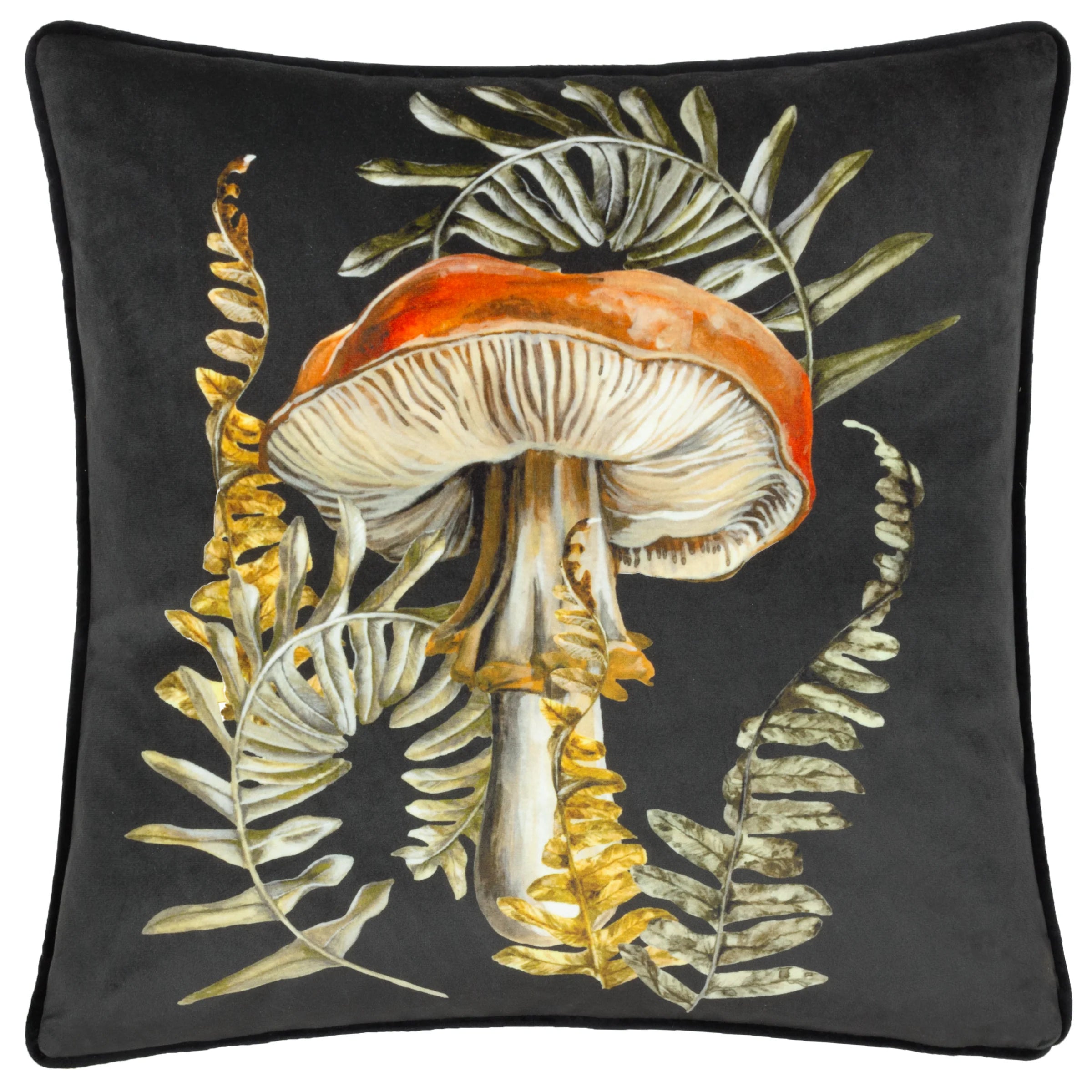 Wylder (Riva Home) Cushions Black Wylder Kielder Forest Hatfield Printed Cushion Black or Natural
