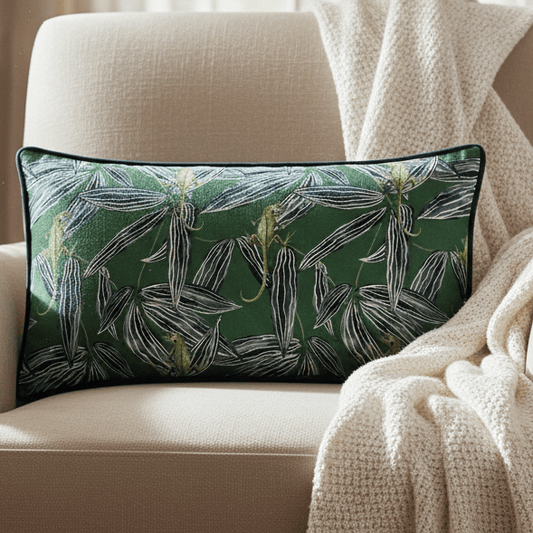Wylder (Riva Home) Cushions 🦎 Ebon Wilds Nkiru Cushion – Green by Wylder