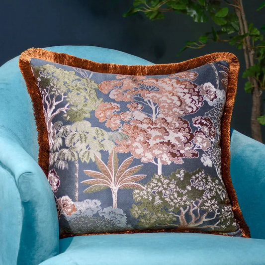 Wylder (Riva Home) Cushions Navy Wylder Woodlands Cushion
