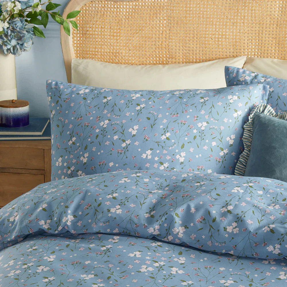 Wylder (Riva Home) Duvet Cover set Single / Bluebell BRONTE PRINTED FLORAL DUVET COVER SET by Wylder Nature