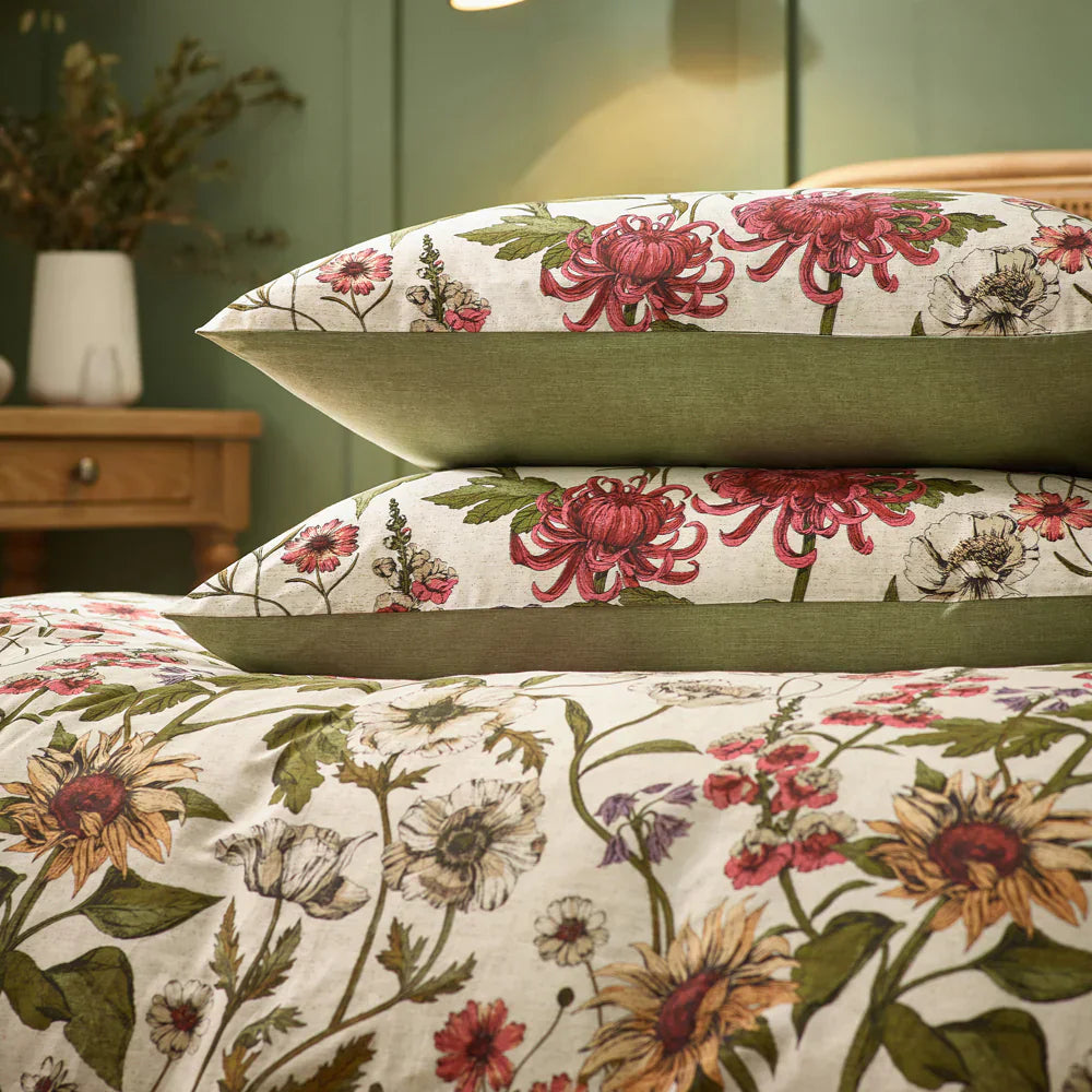Wylder (Riva Home) Duvet Cover set WALLFLOWER BOTANICAL DUVET COVER SET by Wylder