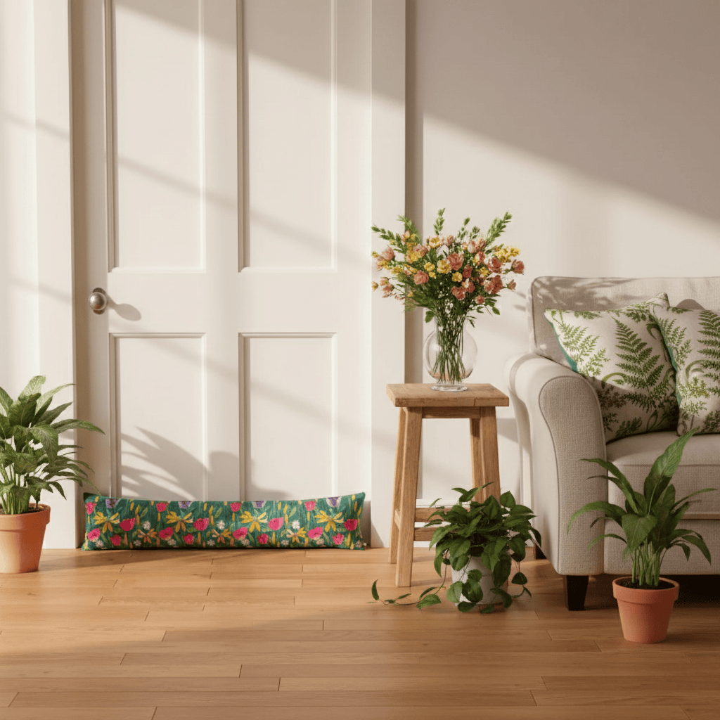 Wylder (Riva Home) Interior Design Range House of Bloom Celandine Draught Excluder Teal by Wylder