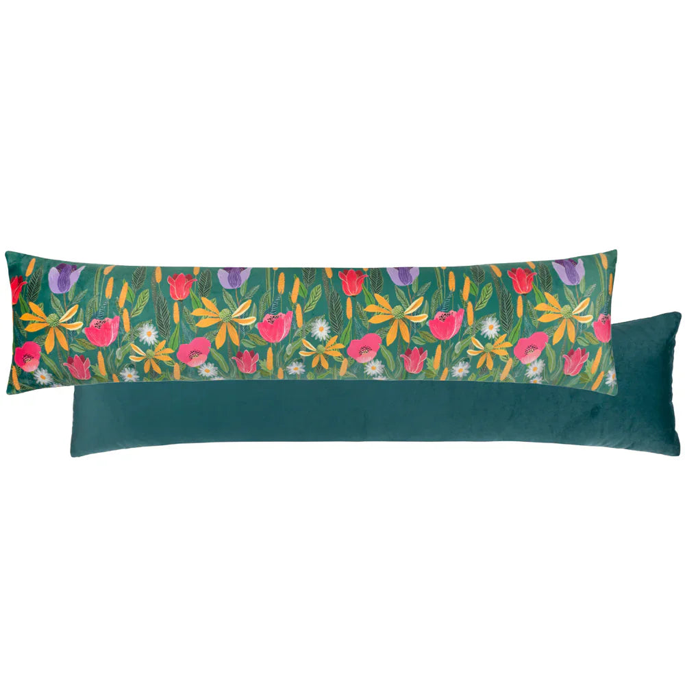 Wylder (Riva Home) Interior Design Range House of Bloom Celandine Draught Excluder Teal by Wylder