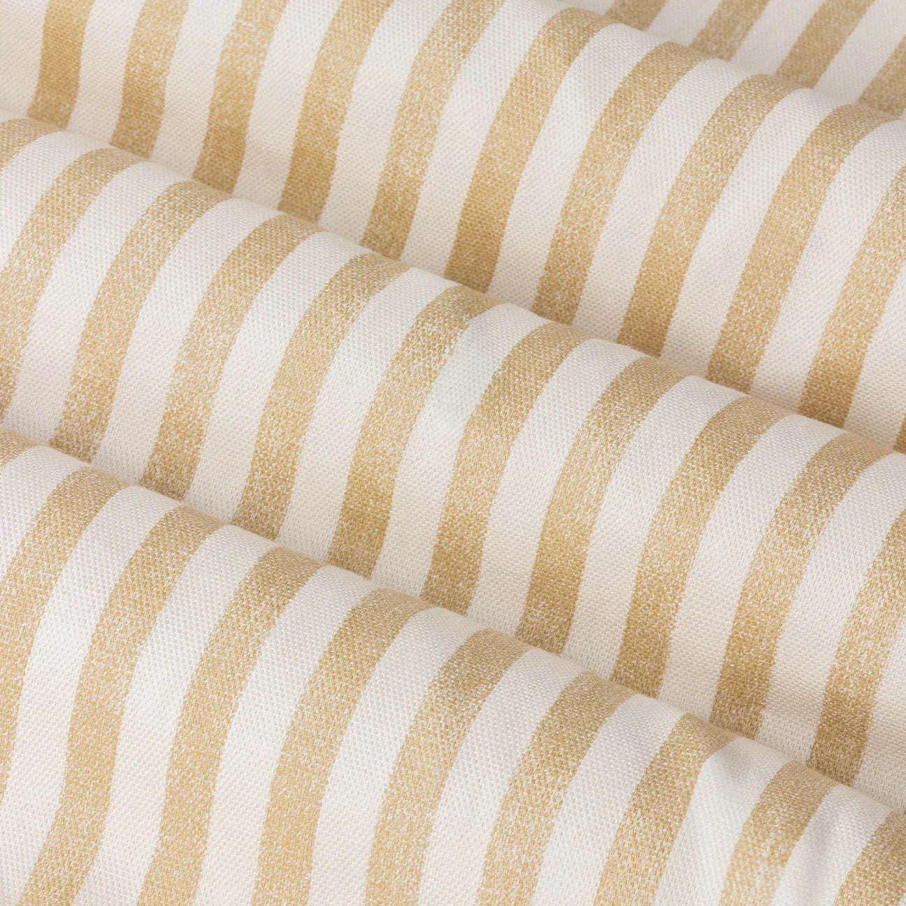 Yard (Riva Home) Curtains HEBDEN STRIPED 100% COTTON LINED CURTAINS HONEY YELLOW by Yard