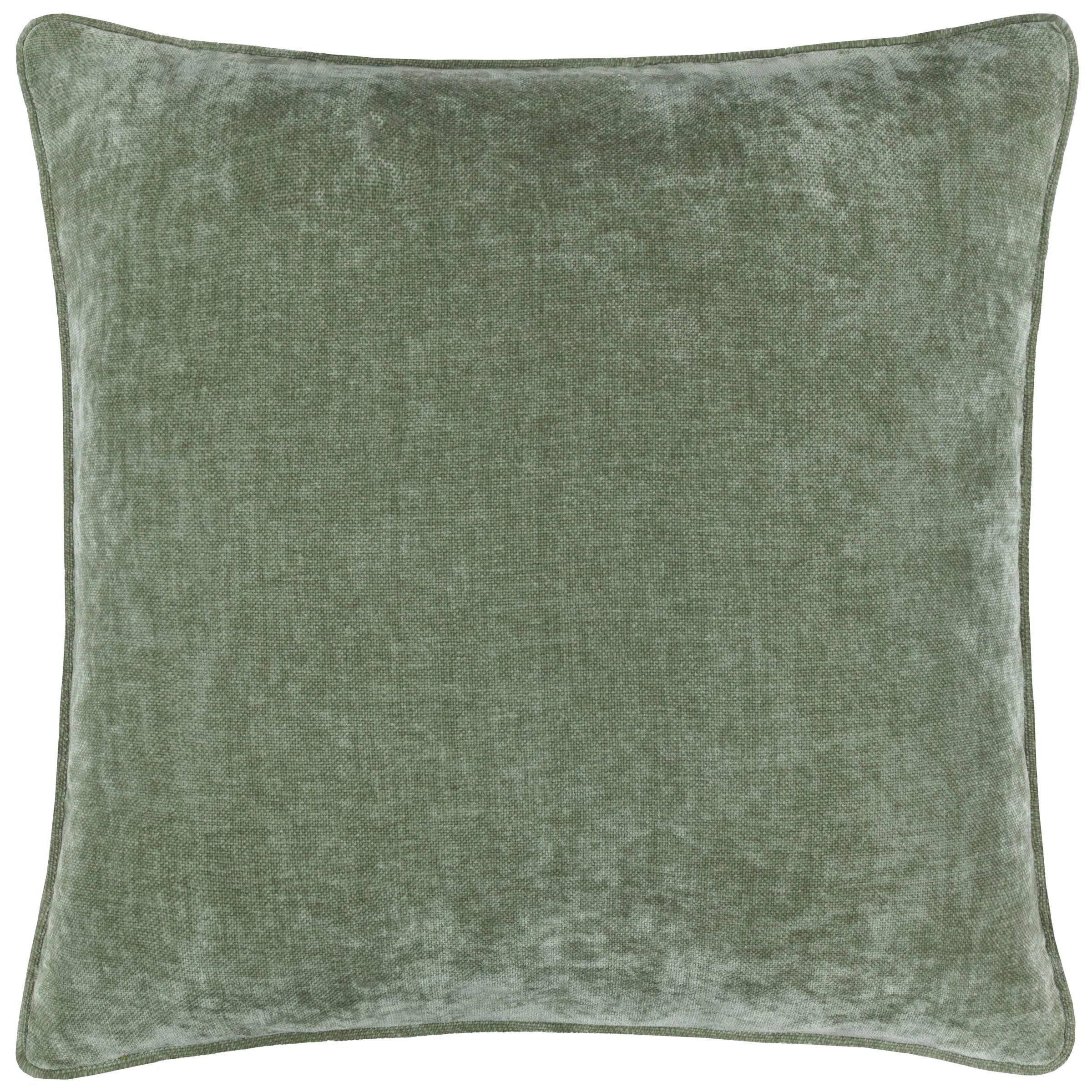 Yard (Riva Home) Cushions HEAVY CHENILLE PIPED CUSHION – FEATHER FILLED by Yard