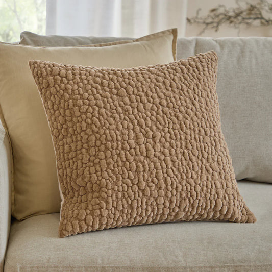 Yard (Riva Home) Cushions Stone PEBBLE TEXTURED CHENILLE CUSHION by Yard.
