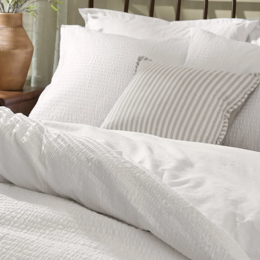 Yard (Riva Home) Duvet Cover set HEBDEN RELAXED WAFFLE DUVET COVER SET by Yard