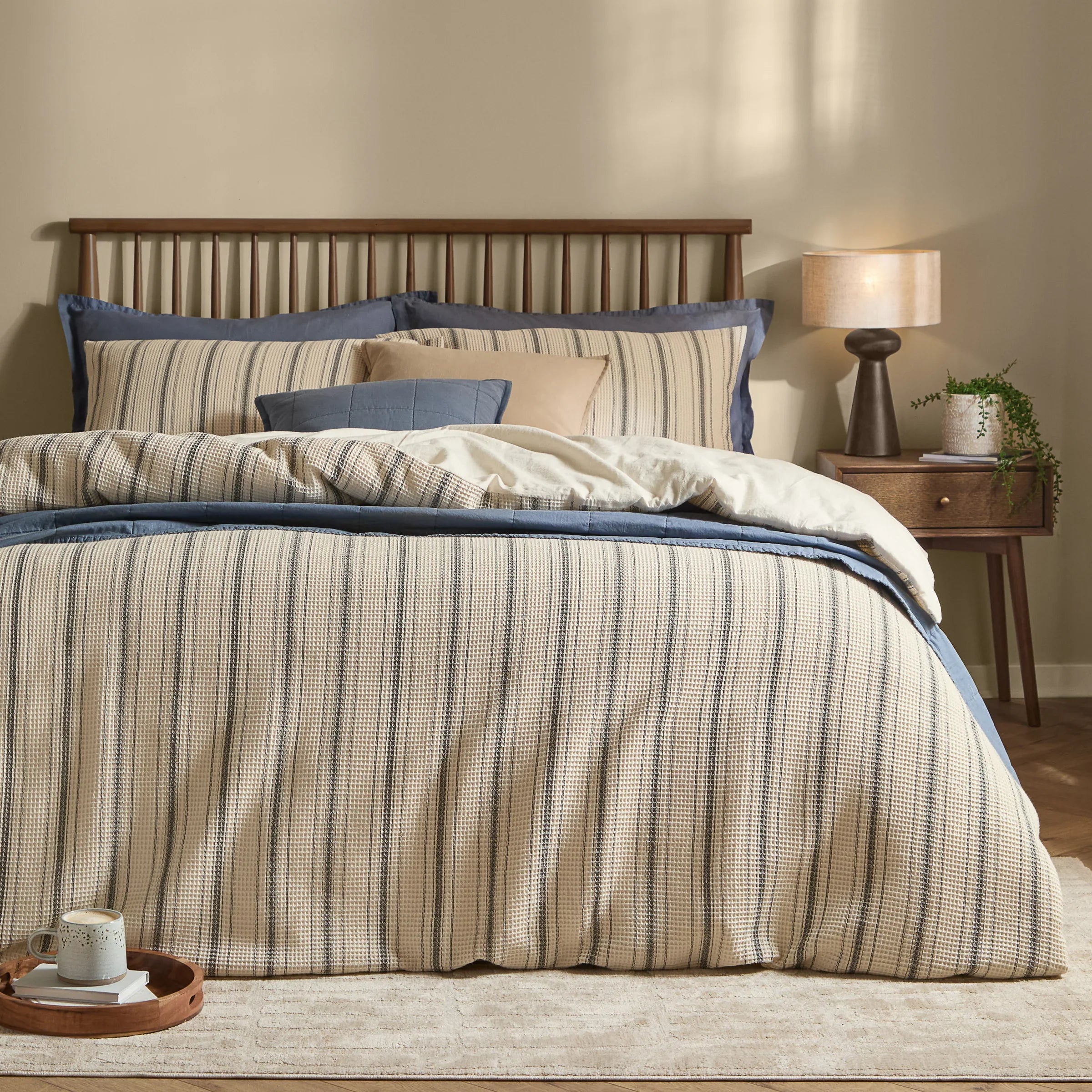 Yard (Riva Home) Duvet Cover set SELBY WAFFLE DUVET COVER SET by Yard
