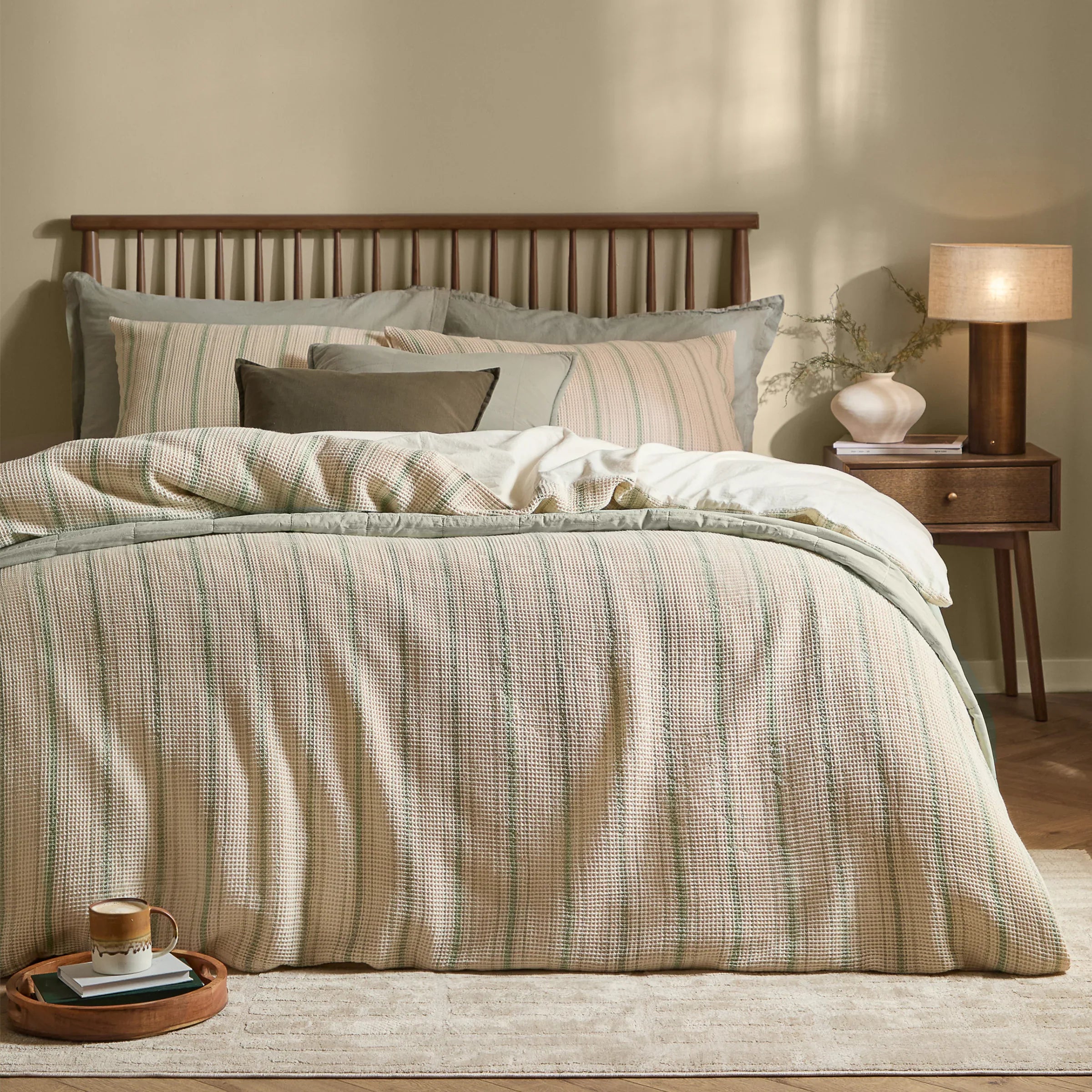 Yard (Riva Home) Duvet Cover set SELBY WAFFLE DUVET COVER SET by Yard