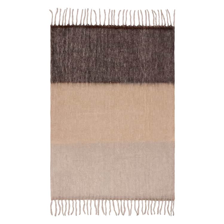 Yard (Riva Home) Throw Rawton Ombre Throw Flint/Black by Yard