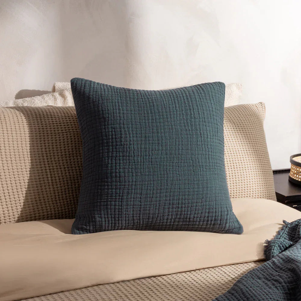 Yard (Riva Home) Yard Cushion Dusk LARK MUSLIN COTTON CUSHION by Yard