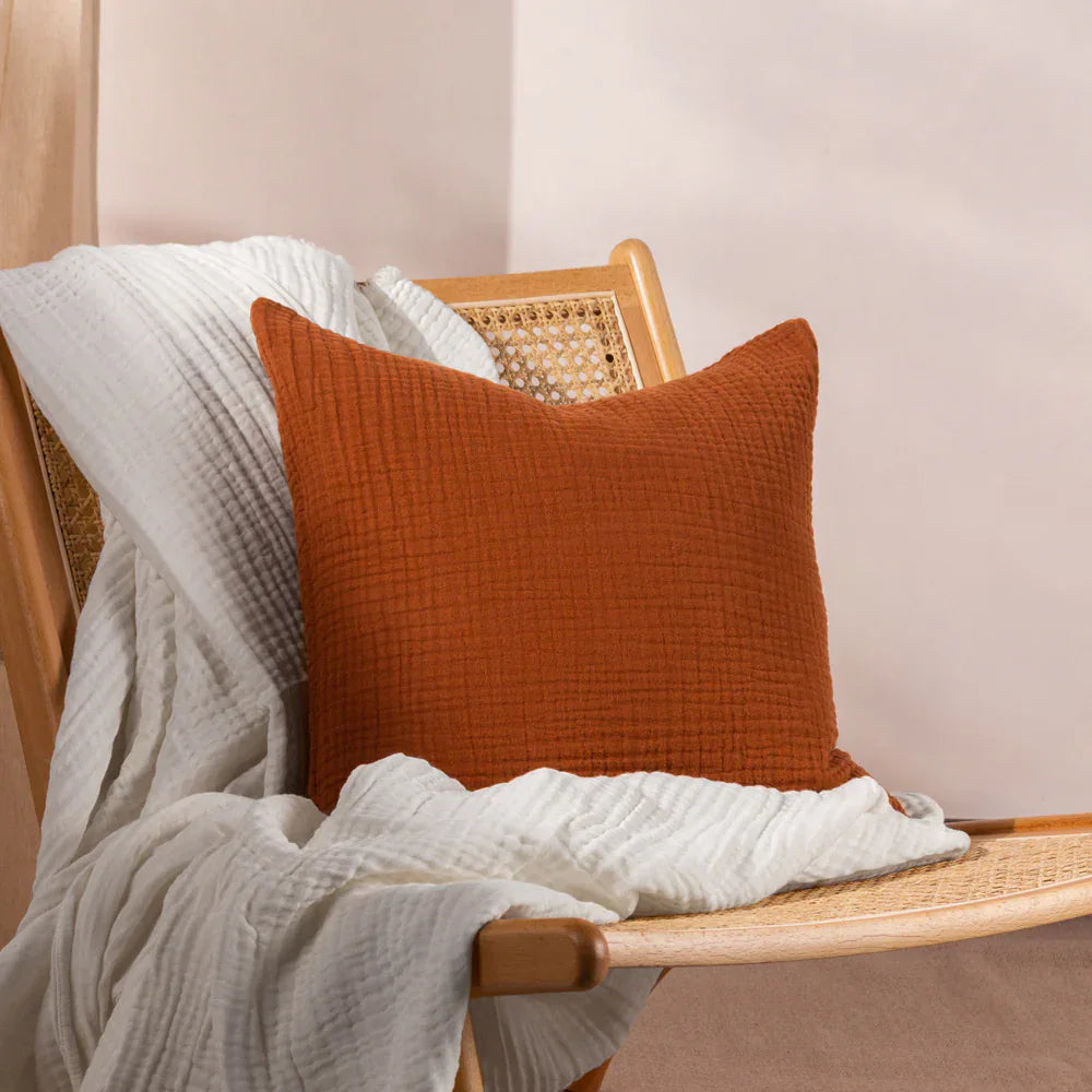 Yard (Riva Home) Yard Cushion LARK MUSLIN COTTON CUSHION by Yard