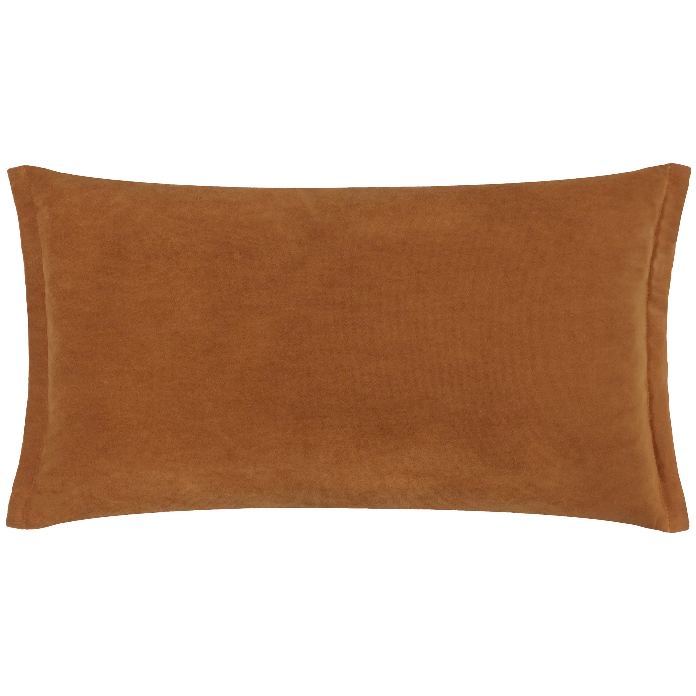 Yard (Riva Home) Yard Cushion Rectangular 30x50cm Yard Merton Square or Rectangular Velvet Cushion Pecan