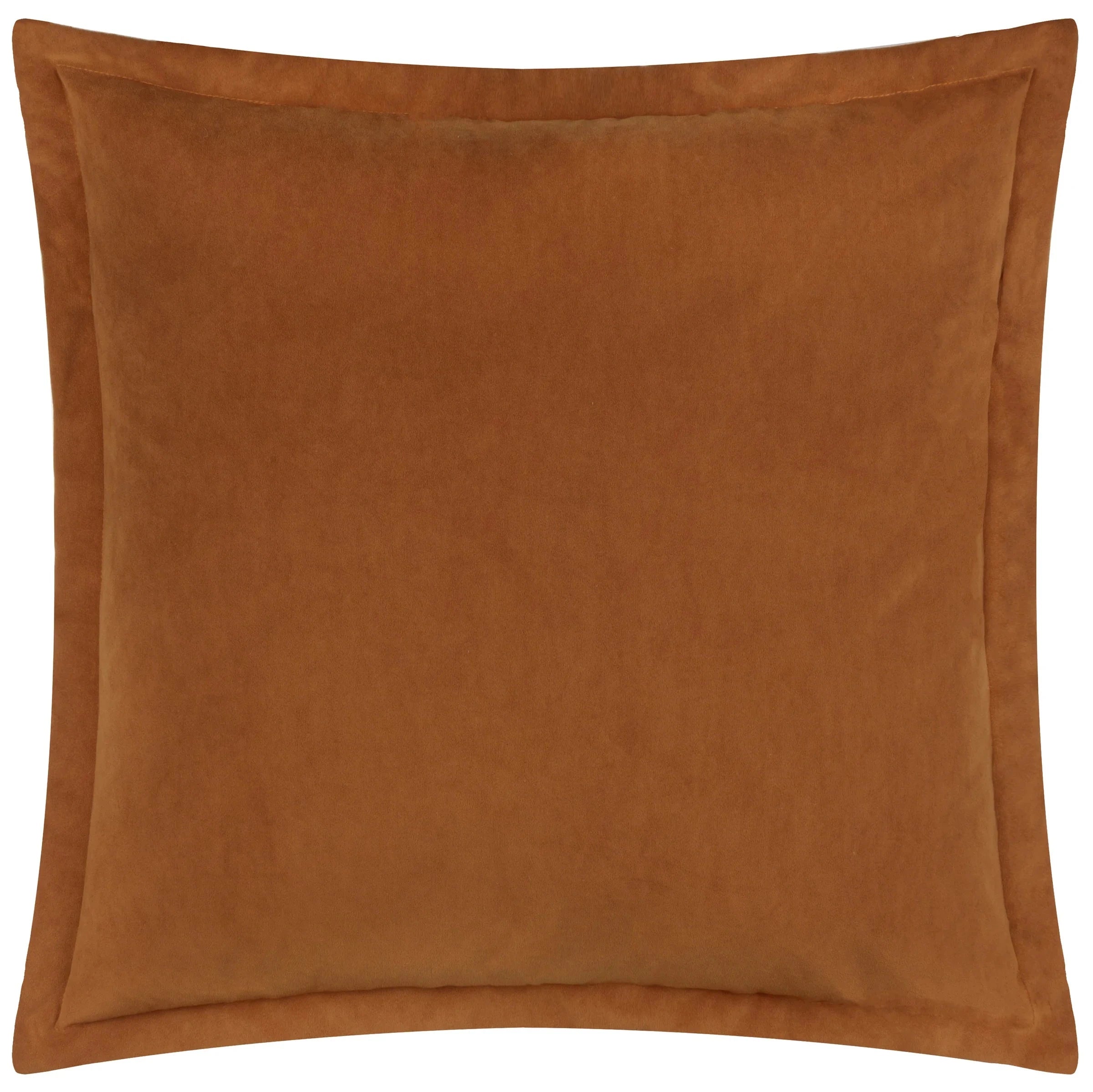 Yard (Riva Home) Yard Cushion Square 55x55cm Yard Merton Square or Rectangular Velvet Cushion Pecan