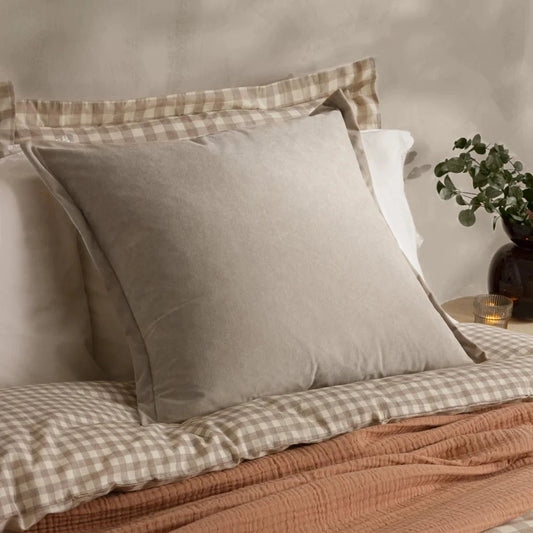 Yard (Riva Home) Yard Cushion Yard Merton Square or Rectangular Velvet Cushion Doe