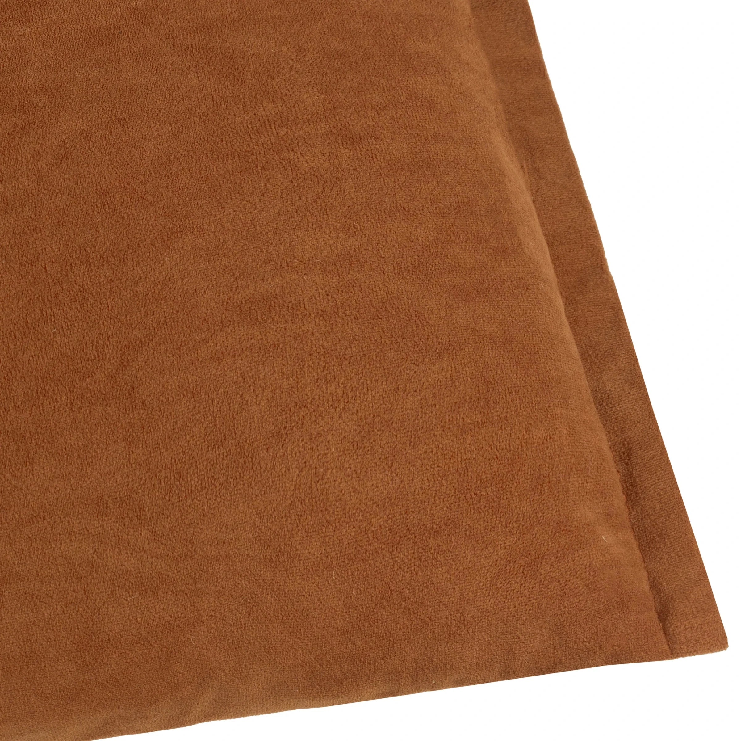 Yard (Riva Home) Yard Cushion Yard Merton Square or Rectangular Velvet Cushion Pecan