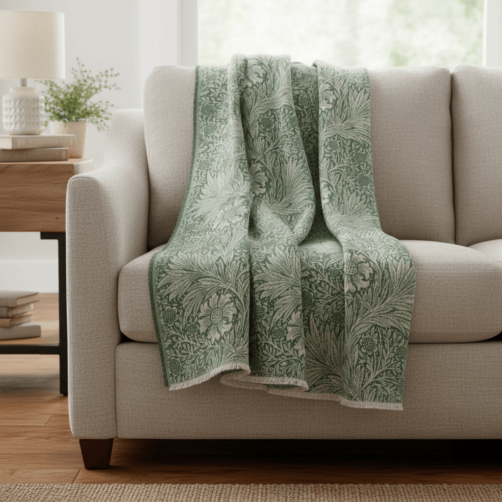 Throws/Bedspreads by Morris & Co. | Heritage Prints & Arts & Crafts Elegance