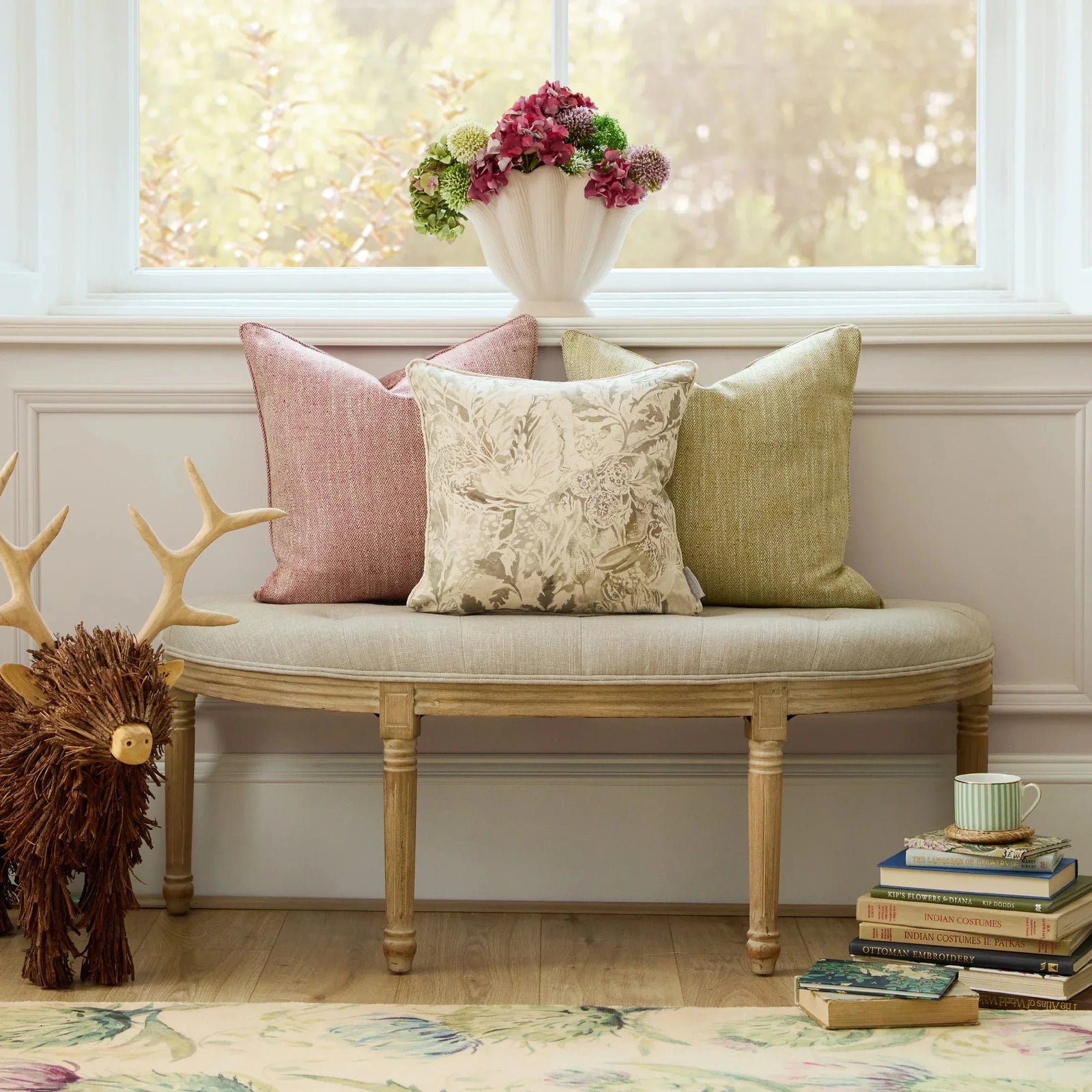 Cushions by Voyage Maison | Hand-Painted Artistry & Luxury Textiles
