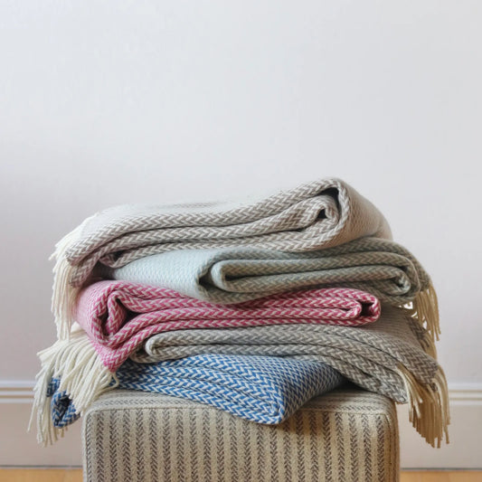 Remony Marino Wool Throws | Isle of Mill