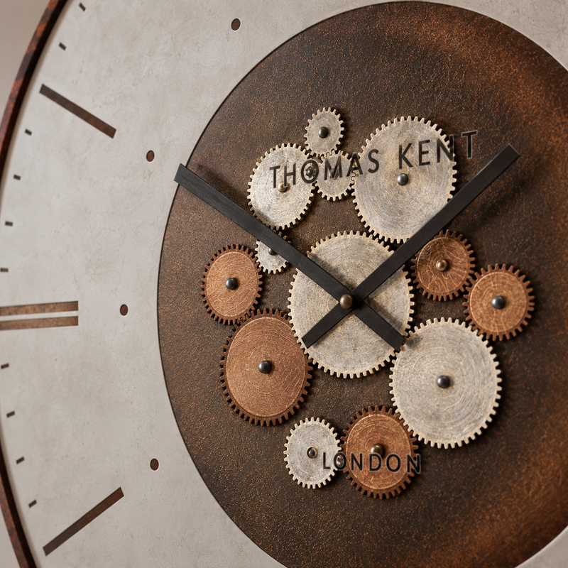 CLOCKSMITH GRAND COG WALL CLOCK – BRONZE Curated by simply Hazel