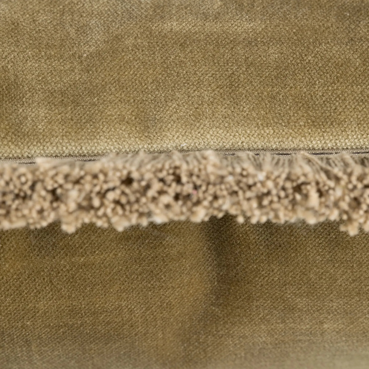 ELODIE VELVET FRINGE CUSHION by Scatter Box
