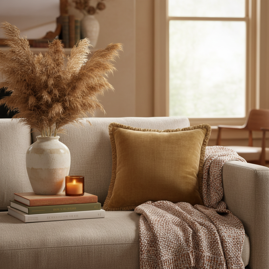 ELODIE VELVET FRINGE CUSHION by Scatter Box