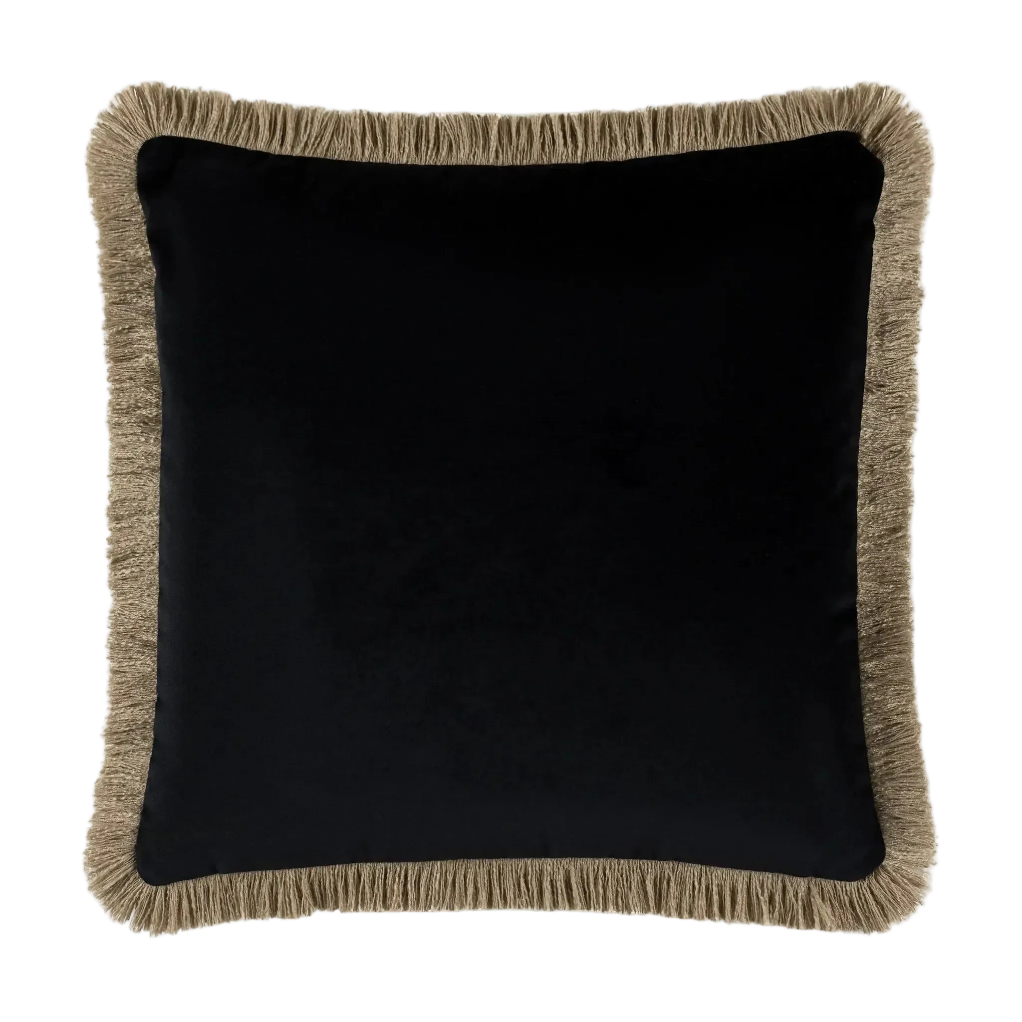 ELODIE VELVET FRINGE CUSHION by Scatter Box
