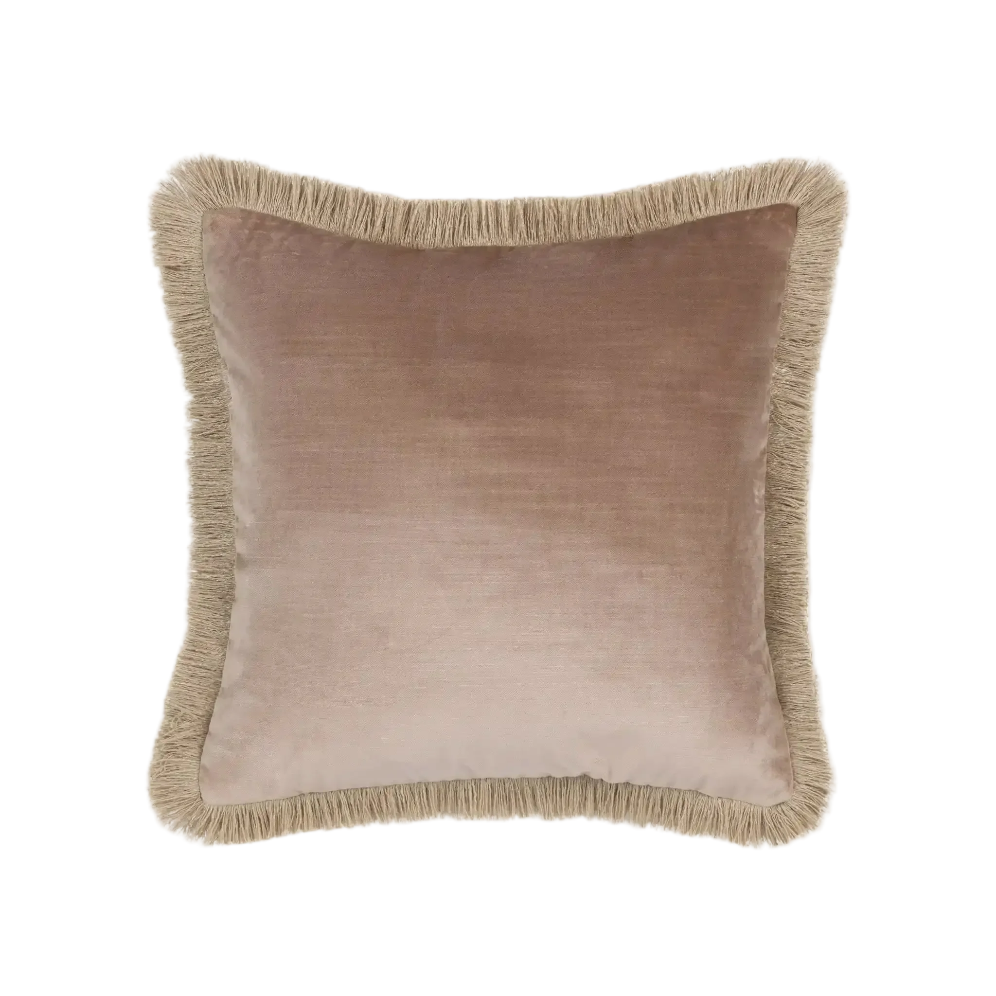 ELODIE VELVET FRINGE CUSHION by Scatter Box