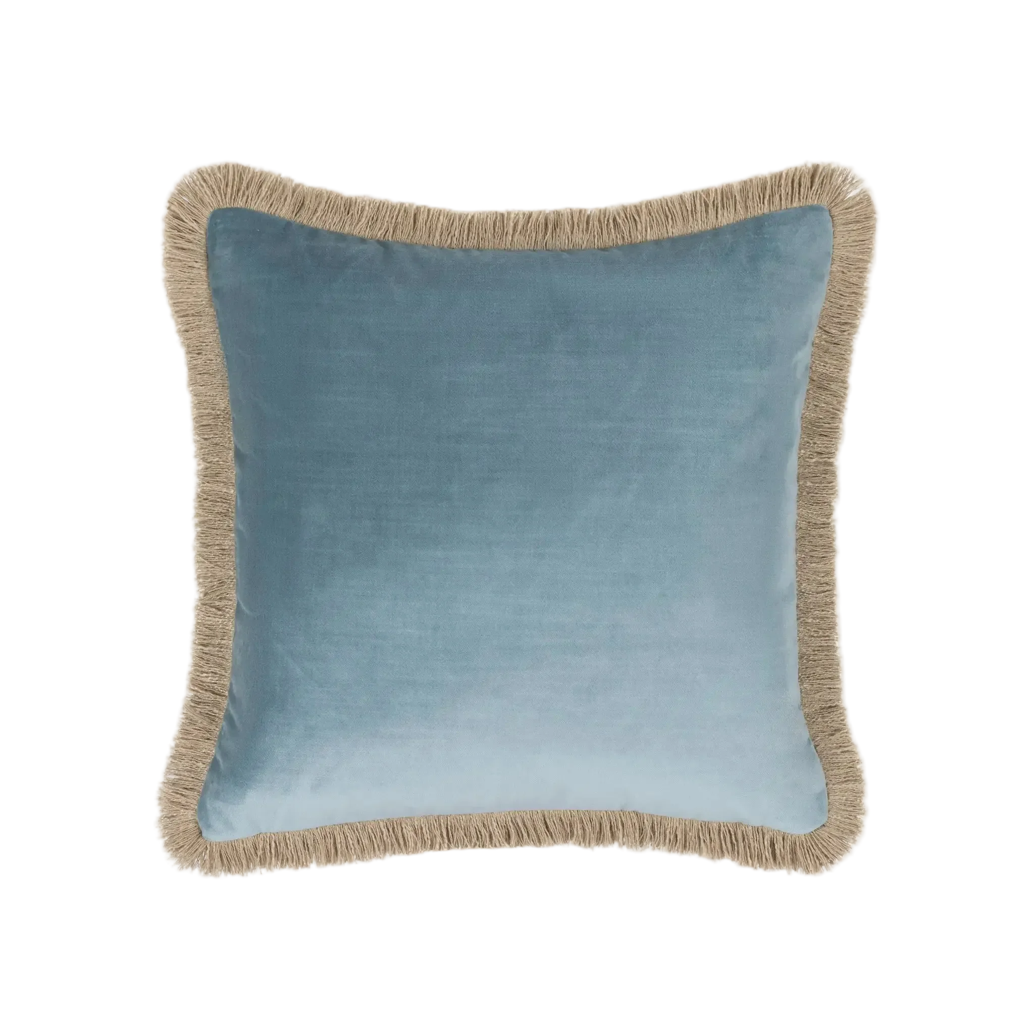 ELODIE VELVET FRINGE CUSHION by Scatter Box