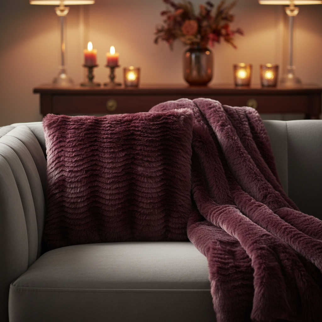 PRESLEY FAUX FUR CUSHION by Scatter Box