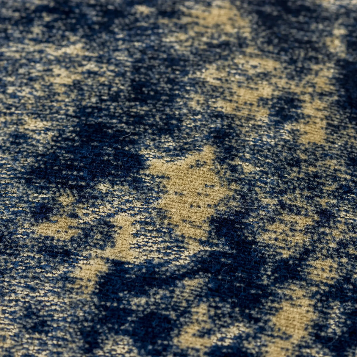 MIRA VELVET CUSHION Navy/Sand by Scatter Box