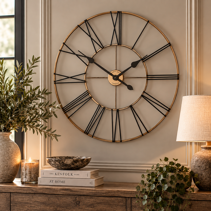 SUMMER HOUSE GRAND CLOCK – COPPER Curated by simply Hazel