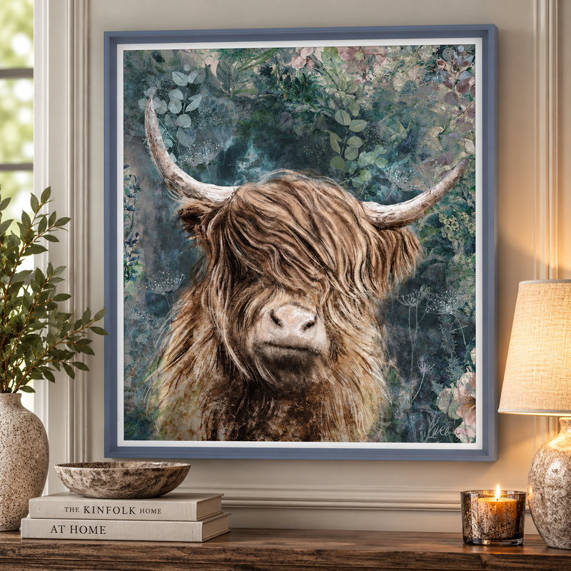 DOUGAL FRAMED CANVAS Curated by simply Hazel