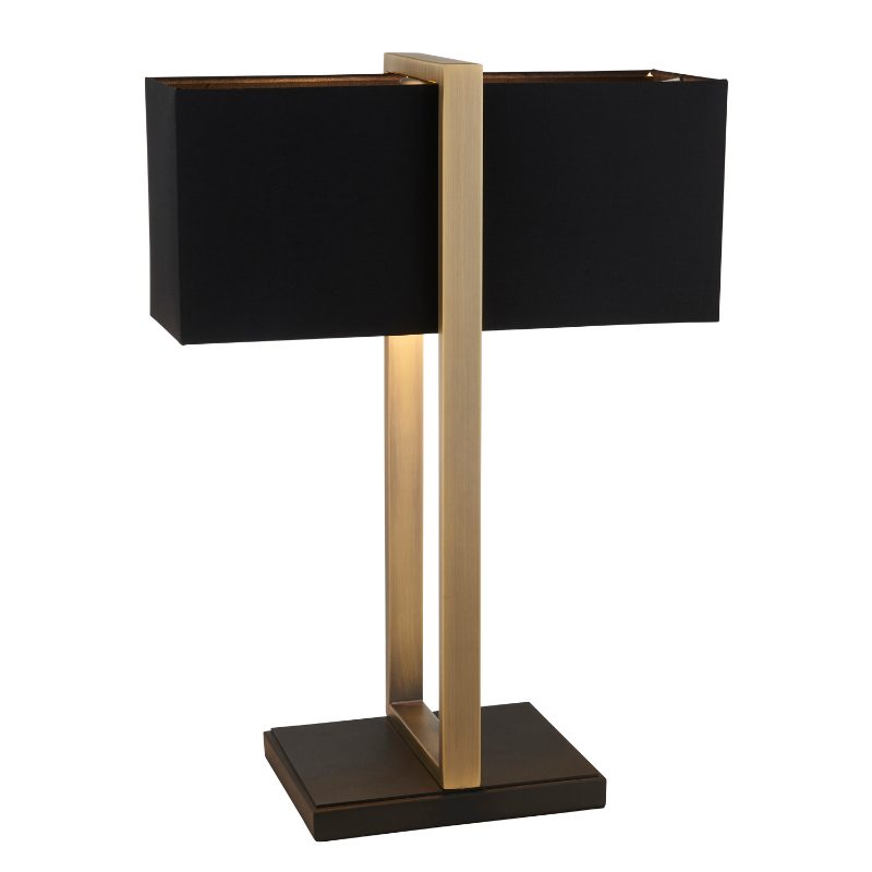 DUVAL TABLE LAMP – ANTIQUE BRASS & BLACK Curated by simply Hazel