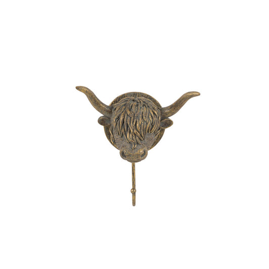 HIGHLAND COW WALL HOOK – ANTIQUE BRONZE Curated by simply Hazel | Gallery Direct