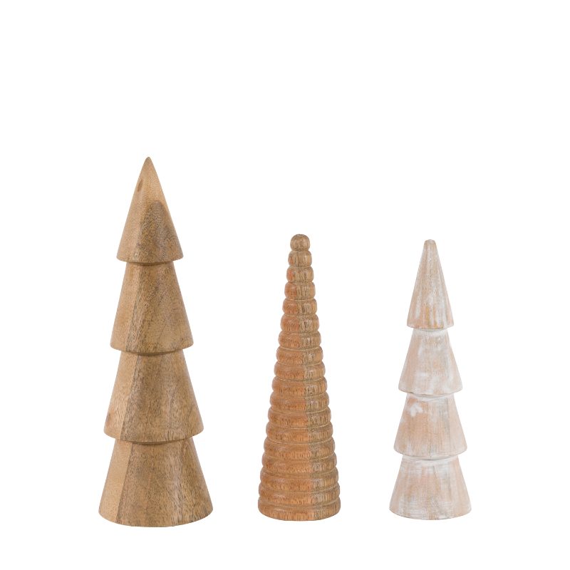 WOODLAND TREE ORNAMENTS – SET OF 3 Curated by simply Hazel