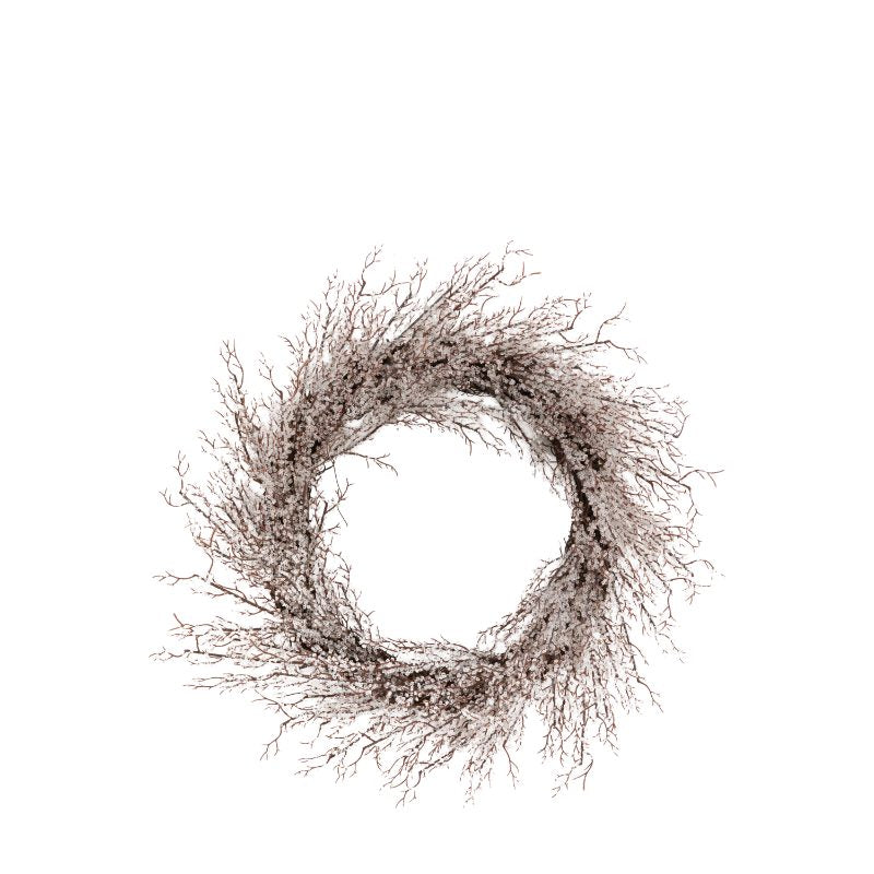 FROSTED TWIG WREATH – 60CM Curated by simply Hazel