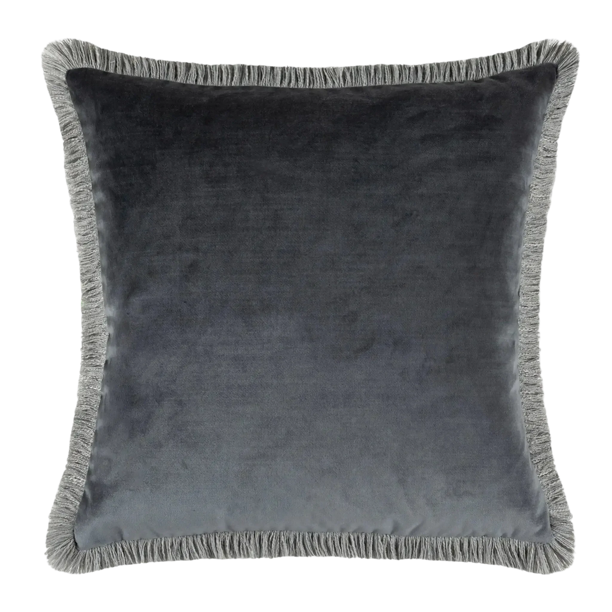 ELODIE VELVET FRINGE CUSHION by Scatter Box