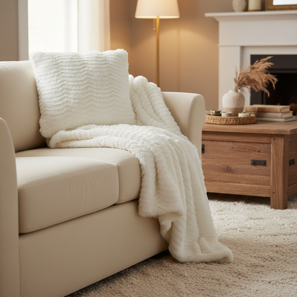 PRESLEY FAUX FUR CUSHION by Scatter Box