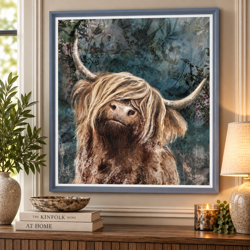 DOUGIE FRAMED CANVAS Curated by simply Hazel