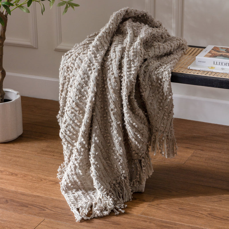 ARVO WOVEN TASSELLED THROW | HÖEM