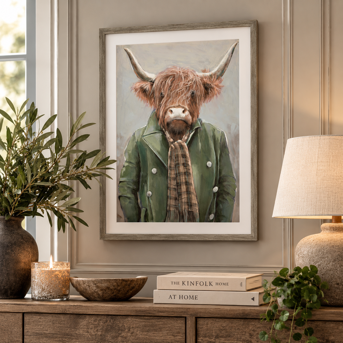 ANGUS FRAMED ART Curated by simply Hazel