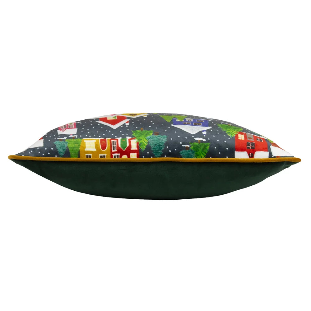 CHRISTMAS TOGETHER TWILIGHT TOWN CUSHION by Furn