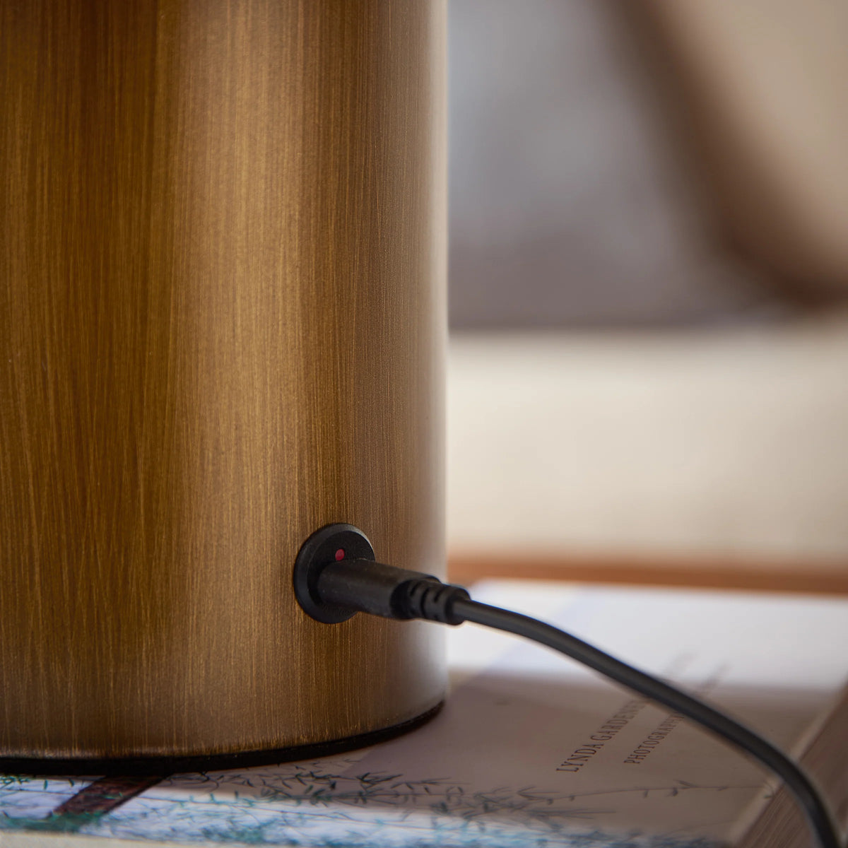 FINN TABLE LAMP – AGED BRASS, ESPRESSO BROWN, OLIVE &amp; SANDSTONE | YARD
