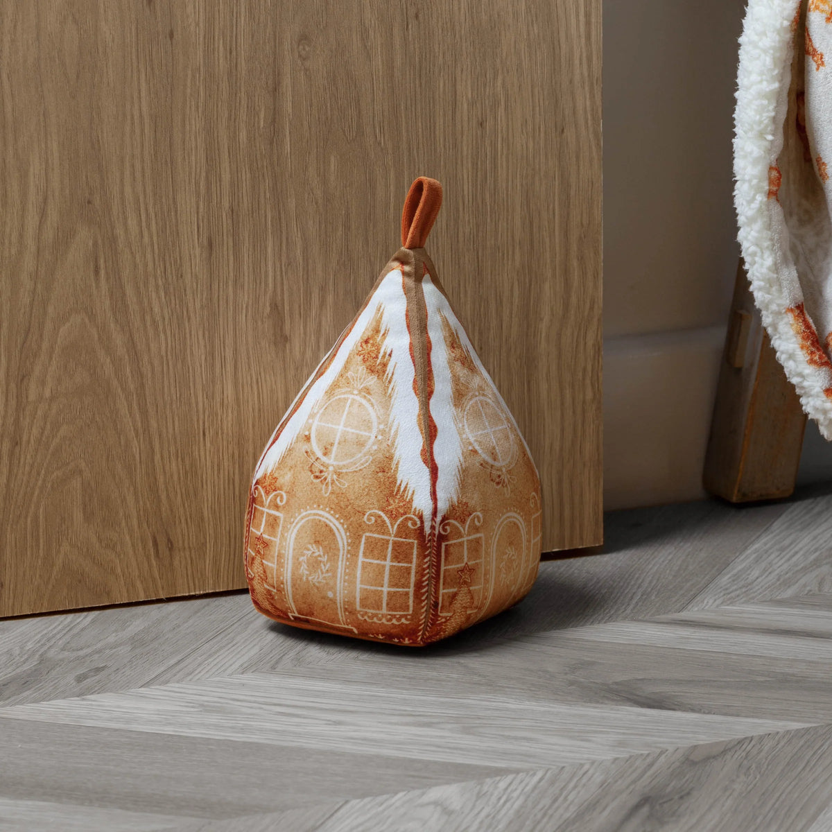 GRETEL VELVET DOOR STOP – GINGER by Furn