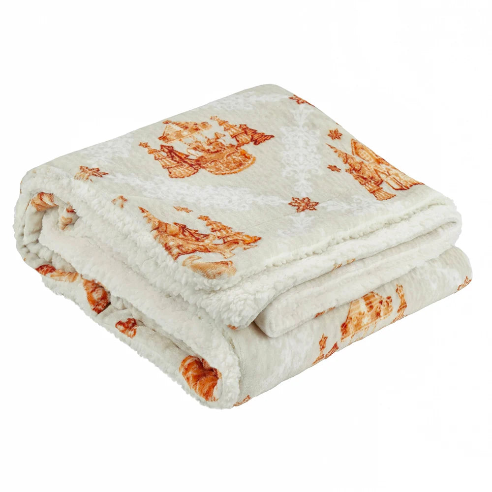 GRETEL SHERPA FLEECE THROW – CLOUD DUST by Furn