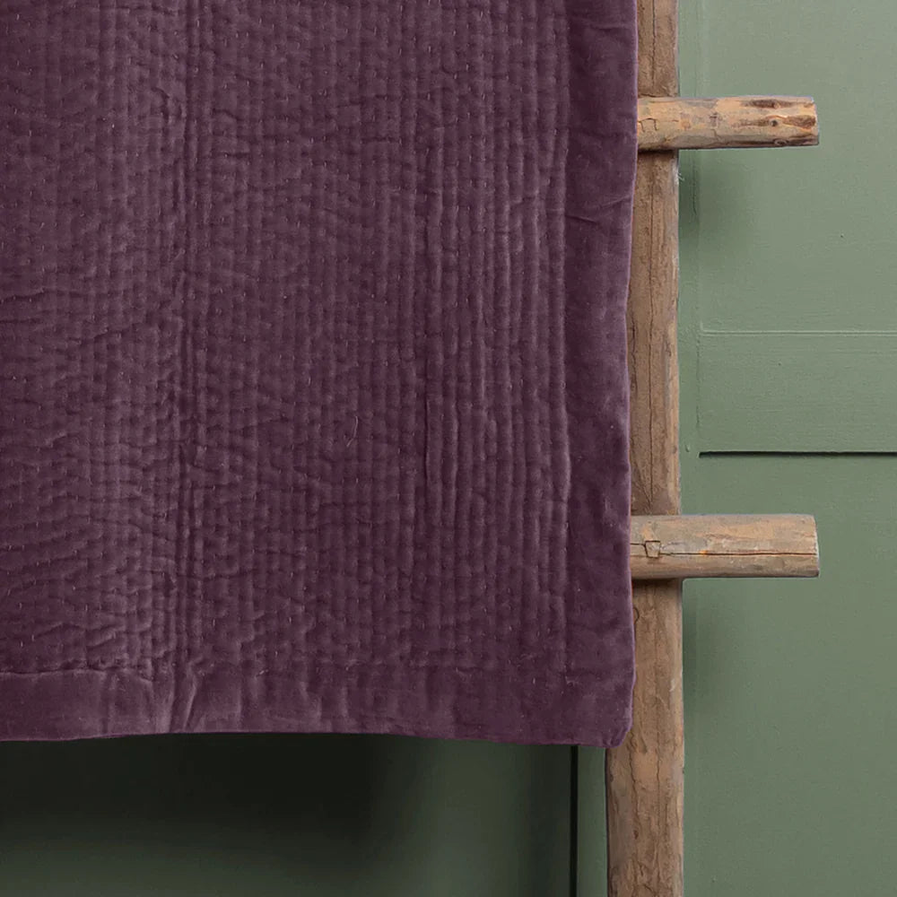 HAZE VELVET QUILTED THROW by ADDITIONS (Voyage Maison)