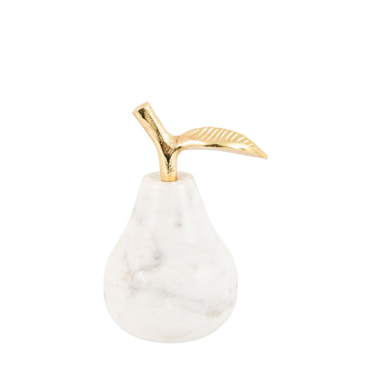 PERLA MARBLE PEAR – WHITE Curated by simply Hazel