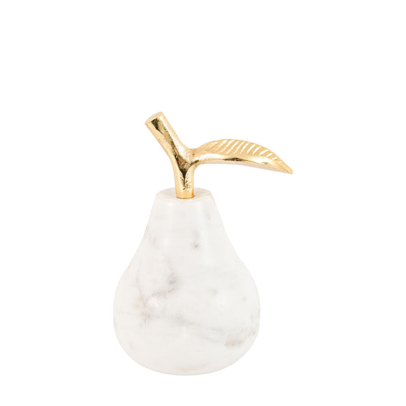 PERLA MARBLE PEAR – WHITE Curated by simply Hazel