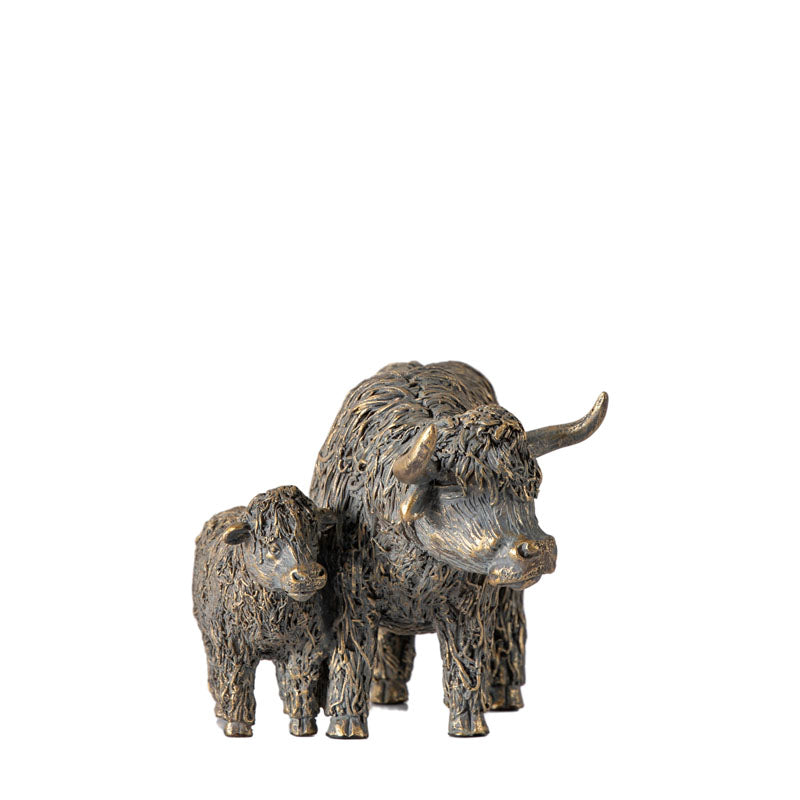 HIGHLAND COW MUM & CALF ORNAMENT Curated by simply Hazel